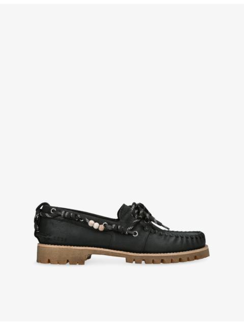 Golden Goose Cruise Beaded Suede Loafers