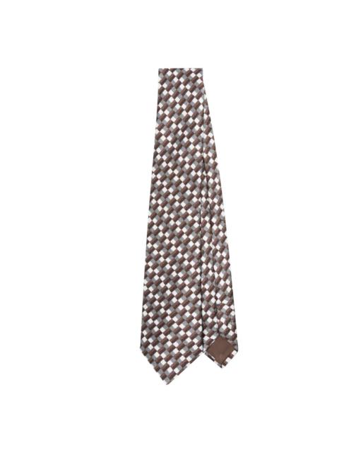 GIORGIO ARMANI pattern-jacquard tie