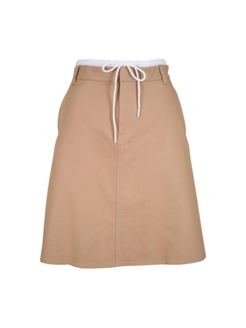 Vince stretch-cotton skirt