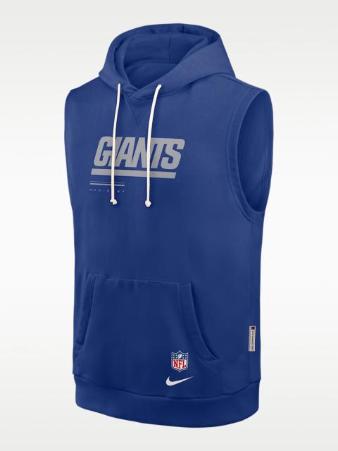 Nike New York Giants Sideline Men's Nike Dri-FIT NFL Sleeveless Pullover Hoodie