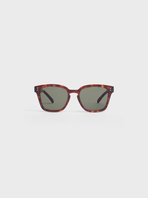 CELINE BLACK FRAME 22 SUNGLASSES IN ACETATE WITH MINERAL GLASS LENSES