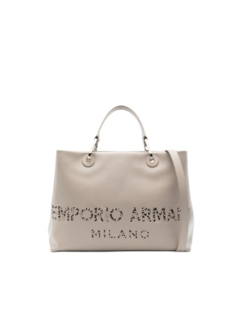 EMPORIO ARMANI logo tote bag