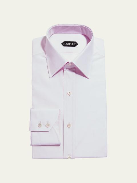 TOM FORD Men's Solid Point Collar Dress Shirt
