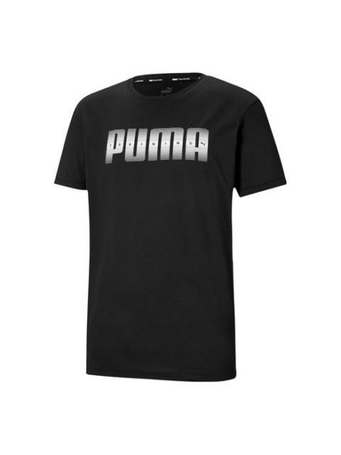 PUMA PUMA Performance Recycled Logo T-shirt 'Black' 520484-01
