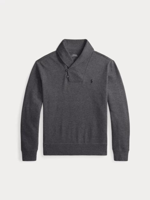 Polo Ralph Lauren Luxury Jersey Shawl-Collar Pullover