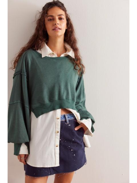FREE PEOPLE We The Free Camden Cropped Sweatshirt