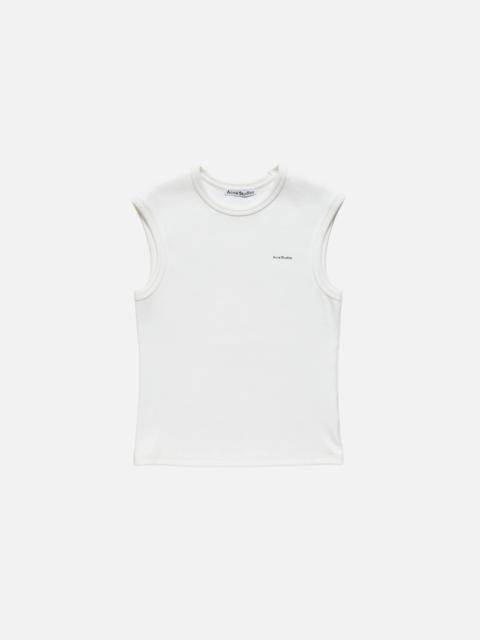 Acne Studios Logo muscle t-sirt - White
