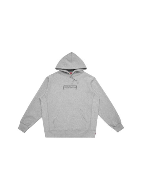Supreme Kaws Chalk logo hoodie