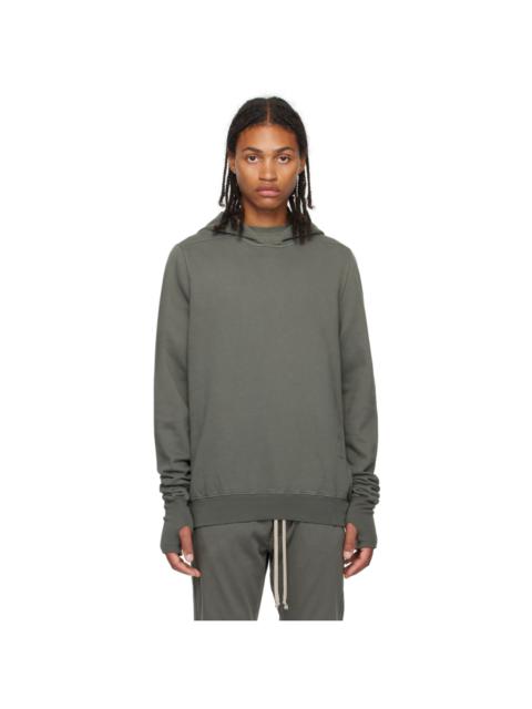 Rick Owens DRKSHDW Gray Gauntlet Granbury Hoodie