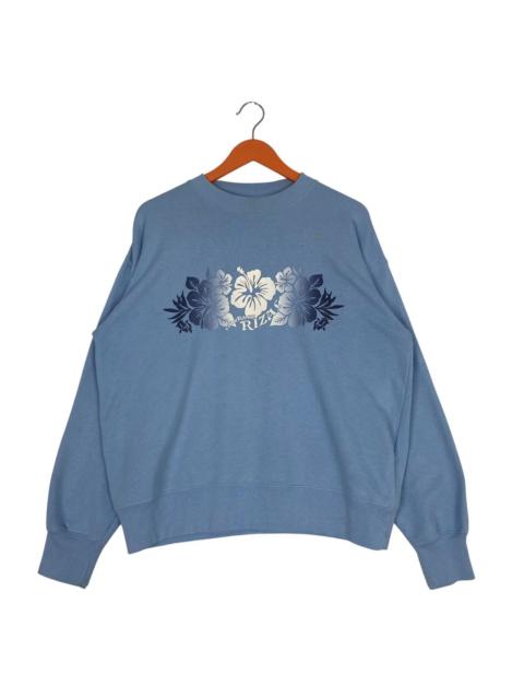 Other brands Vintage Third Wave Riza’s Hibiscus Flower Crew Sweatshirt