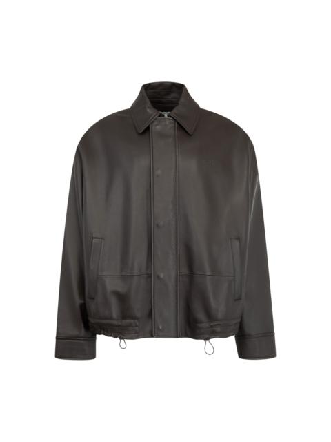 Loewe Drawstring Leather Jacket