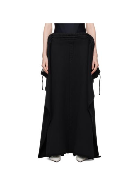 Black Open Back Lounge Pants