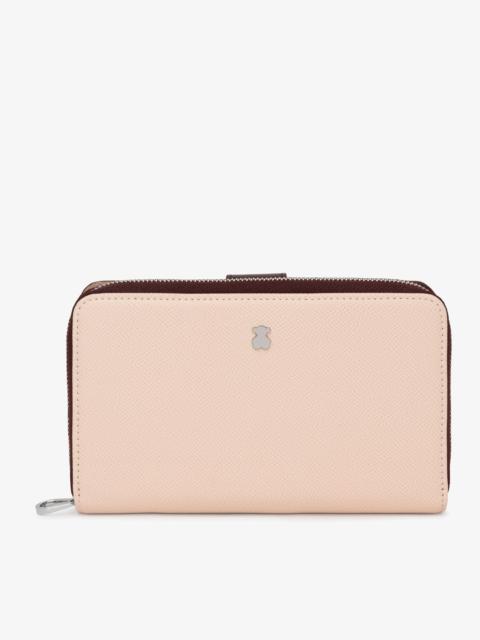 TOUS Medium brown and beige New Dubai Wallet
