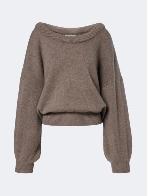 LISA YANG Doria off-shoulder cashmere sweater