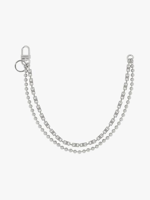 Givenchy G CUBE CHAIN CHARM IN METAL