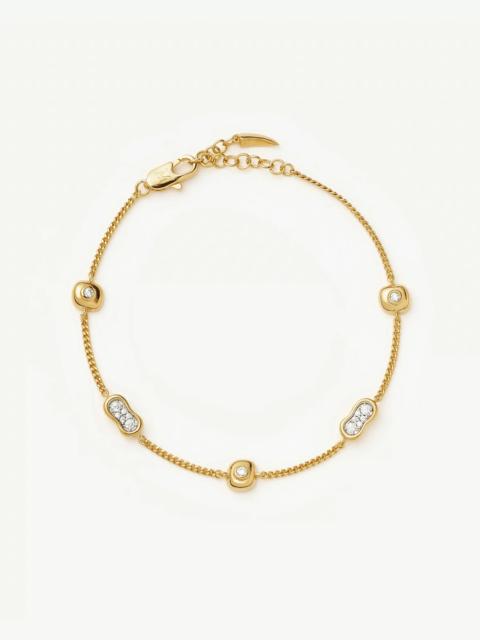 MISSOMA Molten Pavé Multi Charm Bracelet