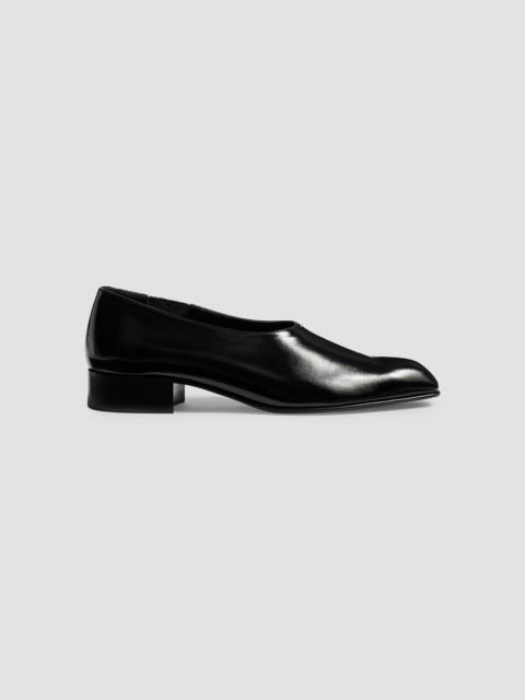 KHAITE Women's Colt Leather Loafers - Black