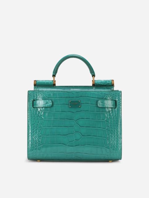 Dolce & Gabbana Small alligator skin Sicily 62 bag