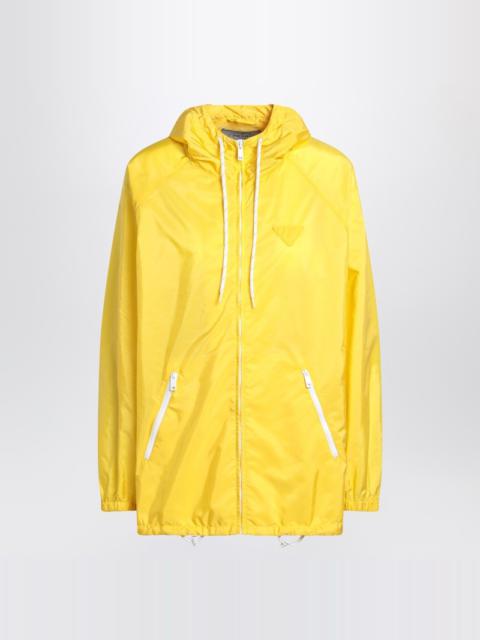 Prada Prada Yellow Raincoat In Lightweight Re-Nylon Women