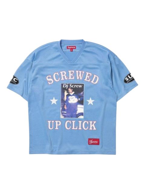 Supreme Supreme x DJ Screw SS26 Football Jersey 'Blue' SUP-SS26-146-BLU