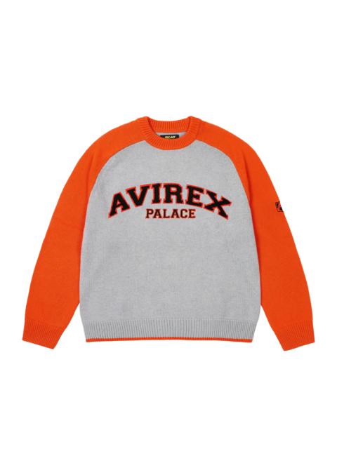 PALACE PALACE AVIREX KNIT BURNT ORANGE