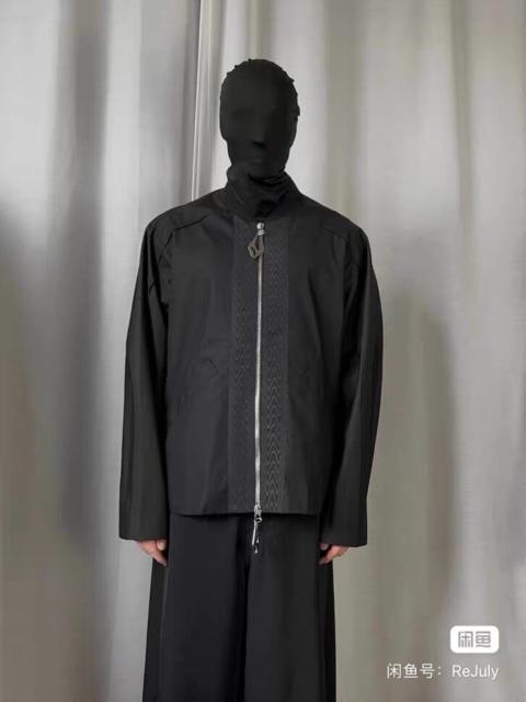 NAMACHEKO Namacheko SS22 Black Silver Zip-Up Cotton Jacket