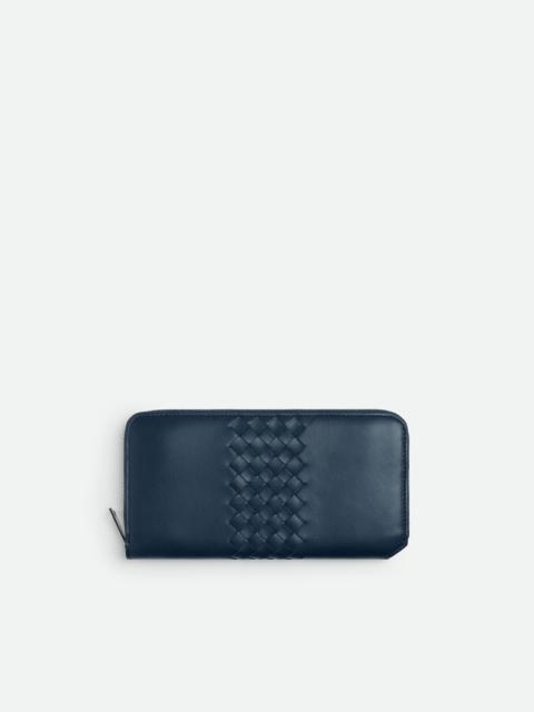 Bottega Veneta Intrecciato Piccolo Zip Around Wallet