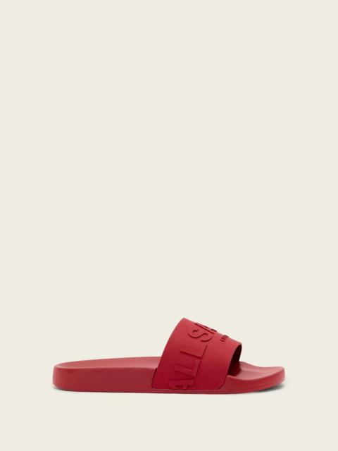 ALLSAINTS BIGGY SLIP ON LOGO SLIDERS