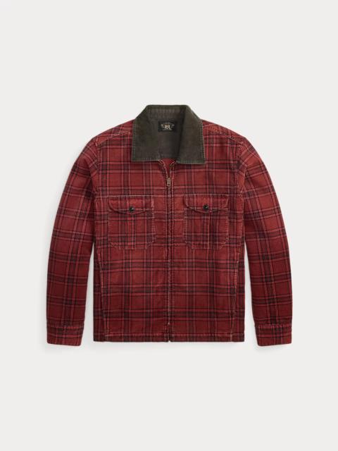 RRL by Ralph Lauren Plaid Corduroy Overshirt