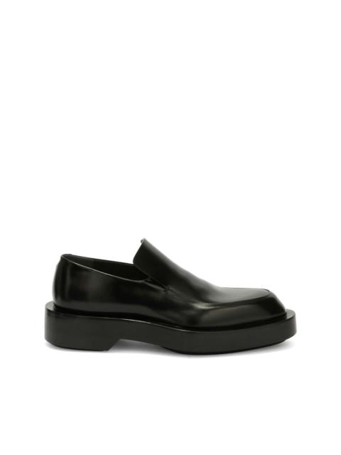 Jil Sander polished leather loafers