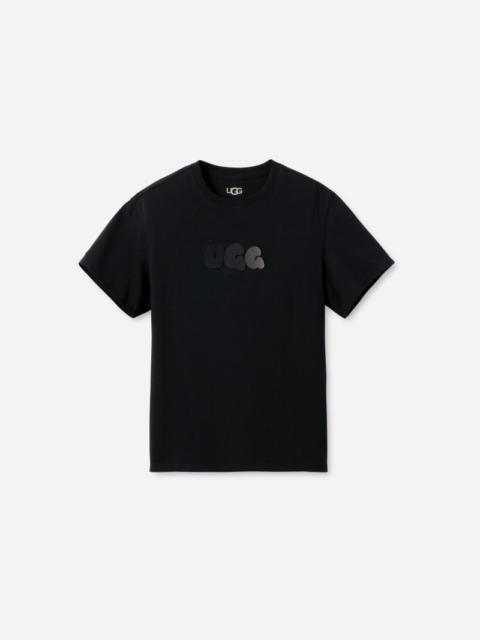 UGG ® Women's Bubble Logo Tee Cotton Tops in Tar