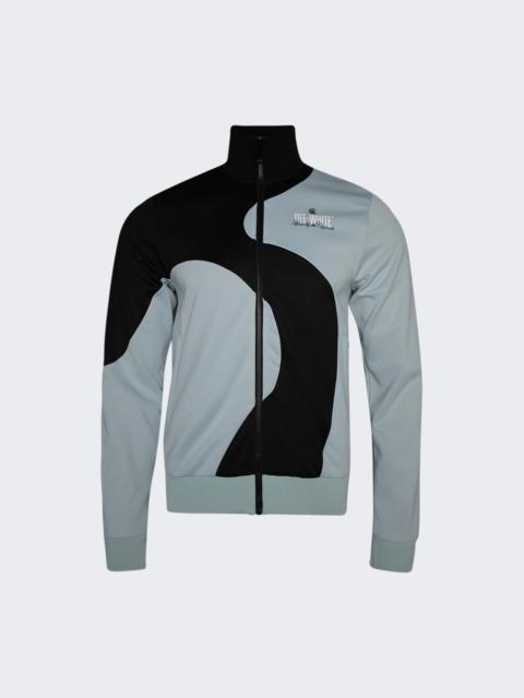 Off-White Organic Block Track Jacket Ice and Black