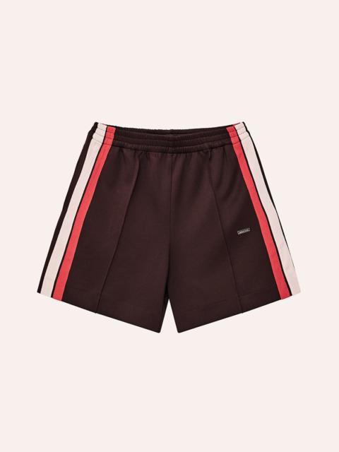 P.E NATION MAN DOWN TRACK SHORT IN DARK PLUM