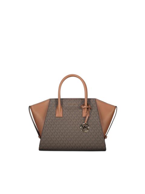 MICHAEL KORS Avril logo-plaque tote bag