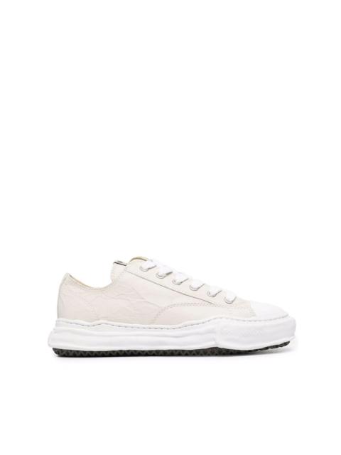 Peterson low-top paper leather sneakers
