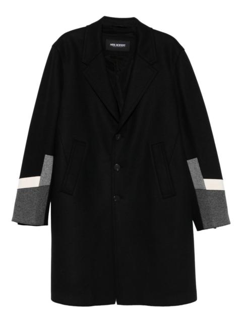 Neil Barrett travel modernist cuff coat