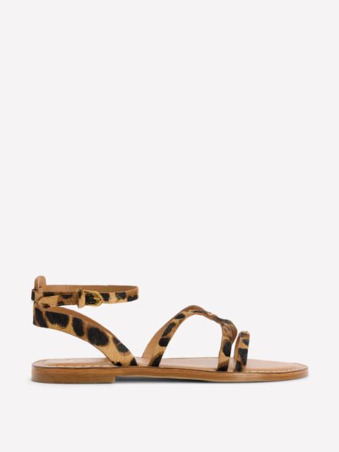 BODEN Casual Flat Sandal-Leopard