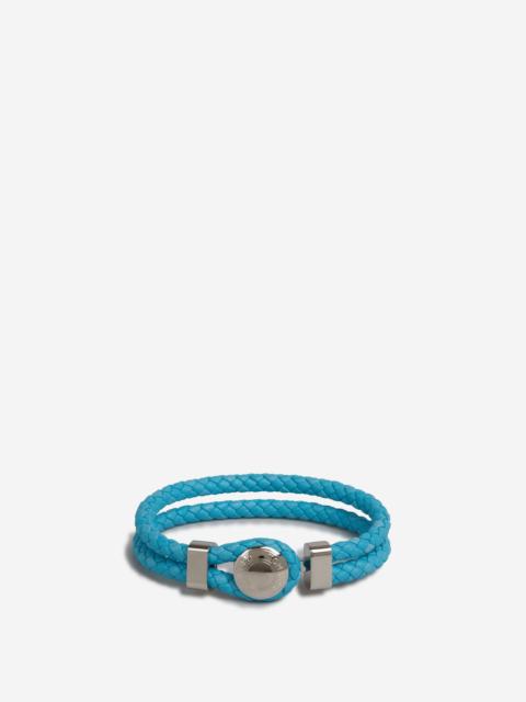 TOM FORD BRAIDED LEATHER BRACELET