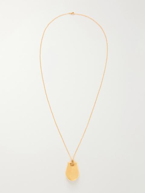 KHAITE Keefe Gold-plated Pendant Necklace