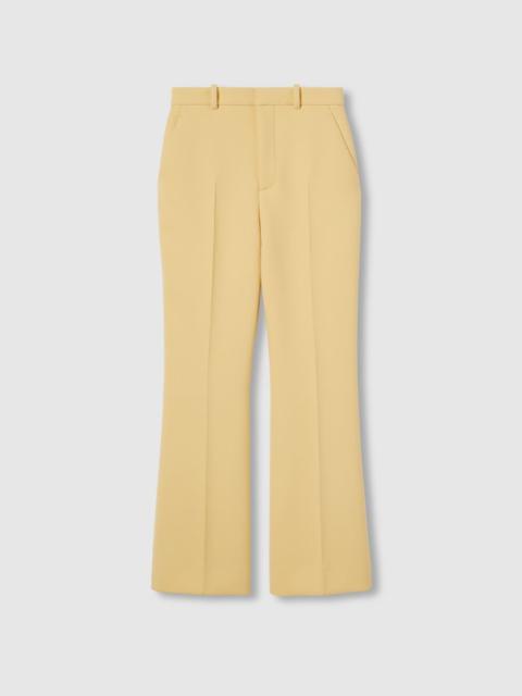 Light wool crêpe pant