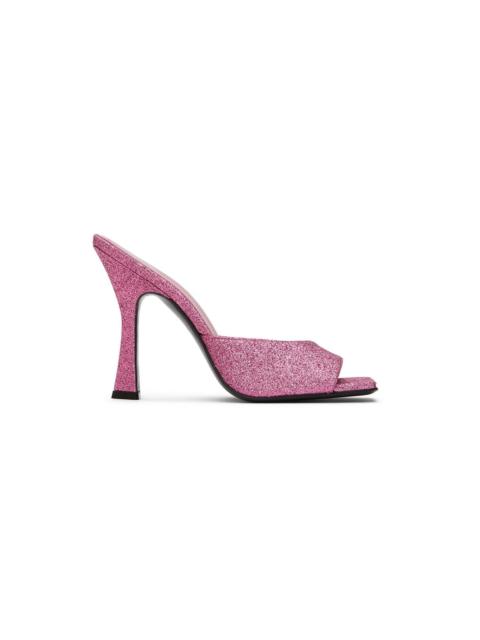 THE ATTICO Pink Anais Heeled Sandals