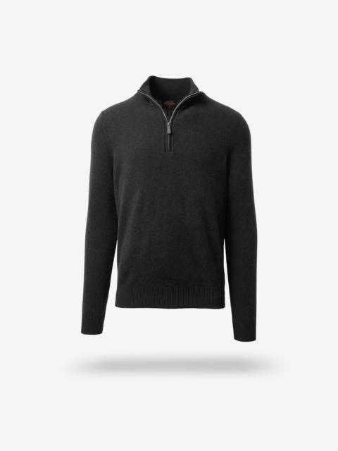 ALLEN EDMONDS Cashmere Quarter-zip Sweater