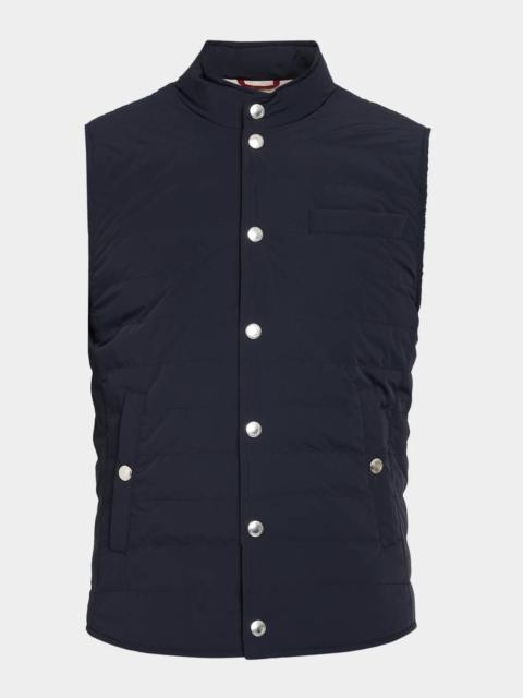 Brunello Cucinelli Men's Quilted Vest