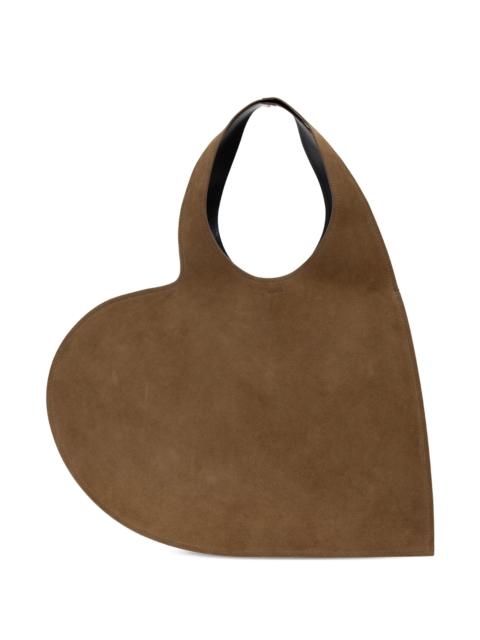 COPERNI Coperni Large Double Heart Leather Tote Bag