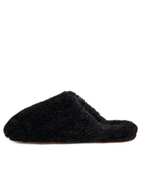 UGG (WMNS) UGG Maxi Curly Slide 'Black' 1133151-BLK