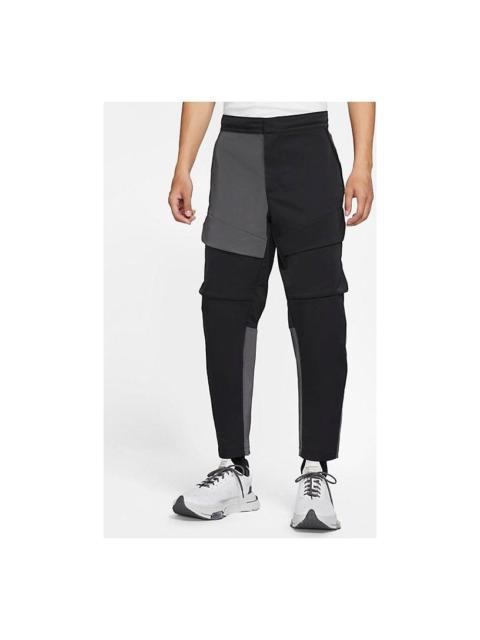 Nike Sportswear Tech Pack Splicing Elastic Waistband Cargo Sports Pants/Trousers/Joggers Black DO488