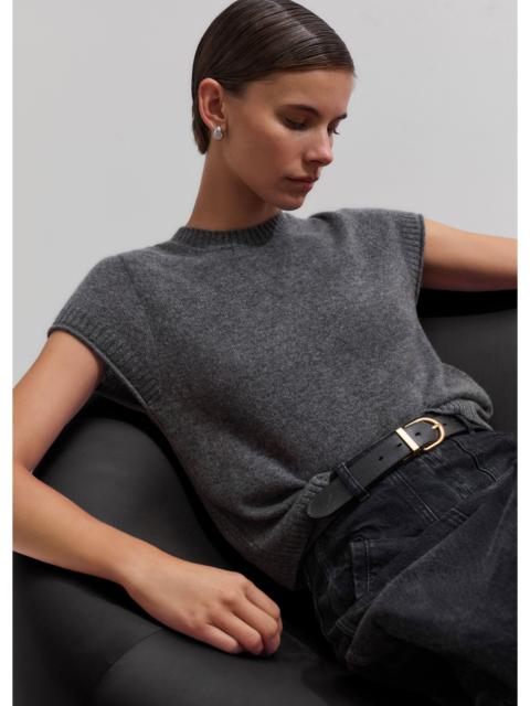 ME+EM Cashmere Shrunken Knit Baby Tee