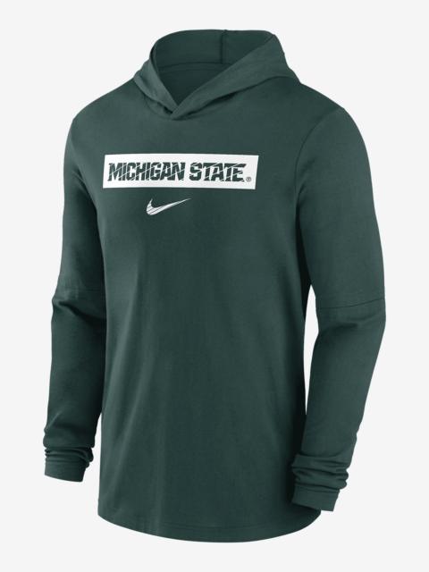 Michigan State Spartans Sideline Men's Nike Dri-FIT College Long-Sleeve Hooded Top