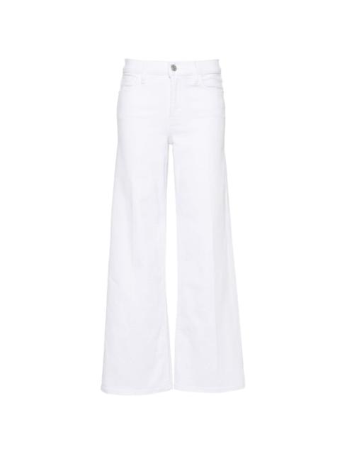 FRAME Le Slim Palazzo high-rise wide-leg jeans