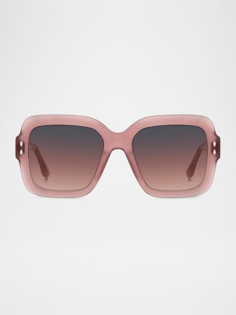 Isabel Marant Oversized Square Acetate Sunglasses